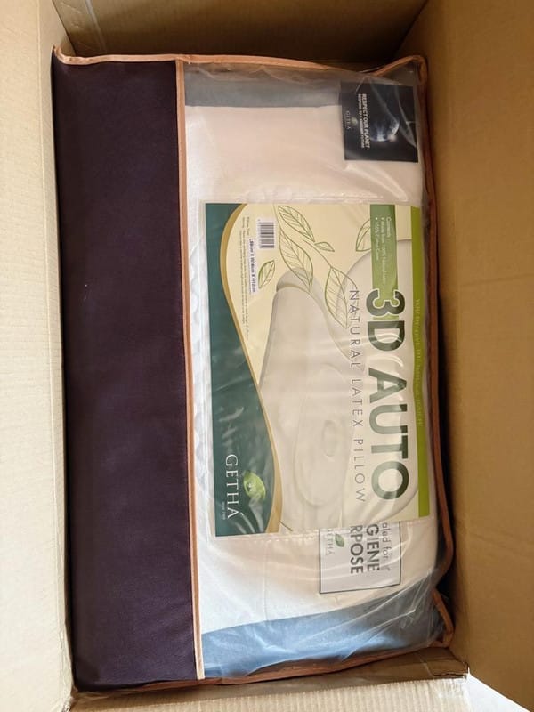 Customer photo review of Getha 3D Auto Latex Pillow