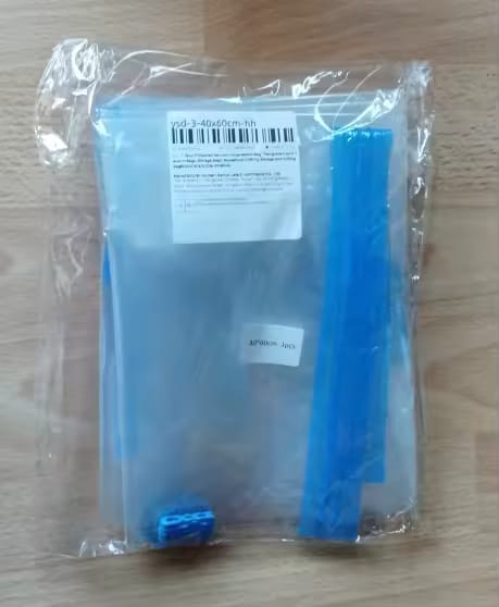 Customer photo review of Vakuumbeutel für Kleidung & Bettwäsche – Platzspar-Set 3 Stück