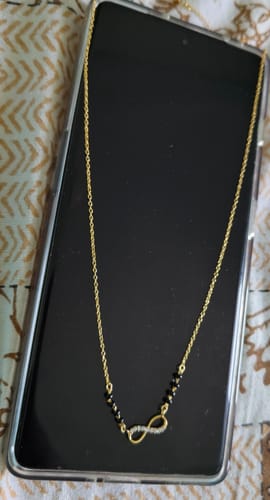 Customer photo review of Eternal Bond 925 Sterling Silver Mangalsutra