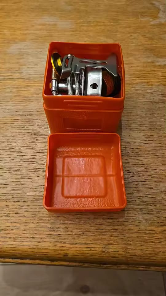 Customer photo review of 3-Head 5800W Folding Gas Camping Stove – Portable Backpacking Burner