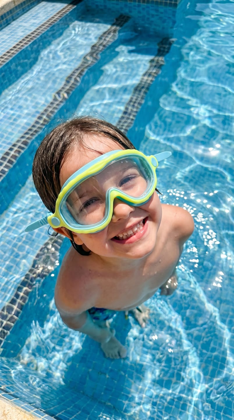 Customer photo review of Lunettes de piscine Gloovi™