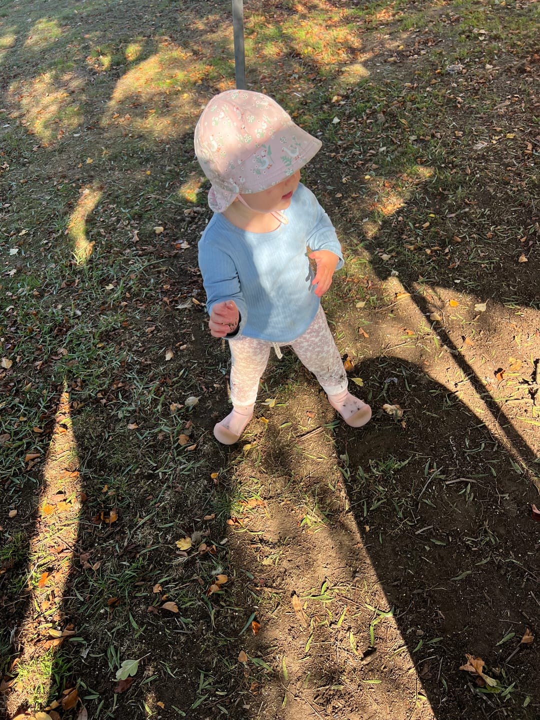 Customer photo review of Bubblegum Pre-walker Baby Sole Sox