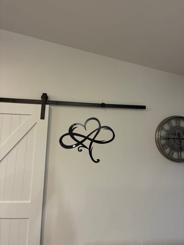 Customer photo review of Infinity Heart Wall Art