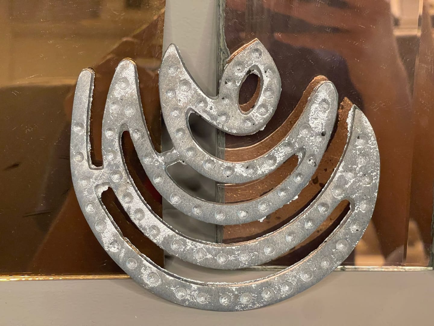Customer photo review of Zinc Moon Helix – Vastu Remedy for North-East Direction Correction | Water Element Harmony | 4 & 6 Inch