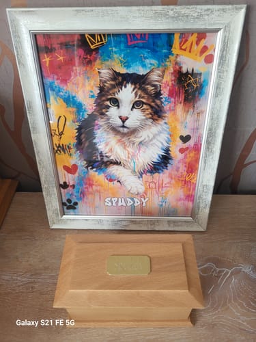 Customer photo review of Graffiti -  Personalised Poster