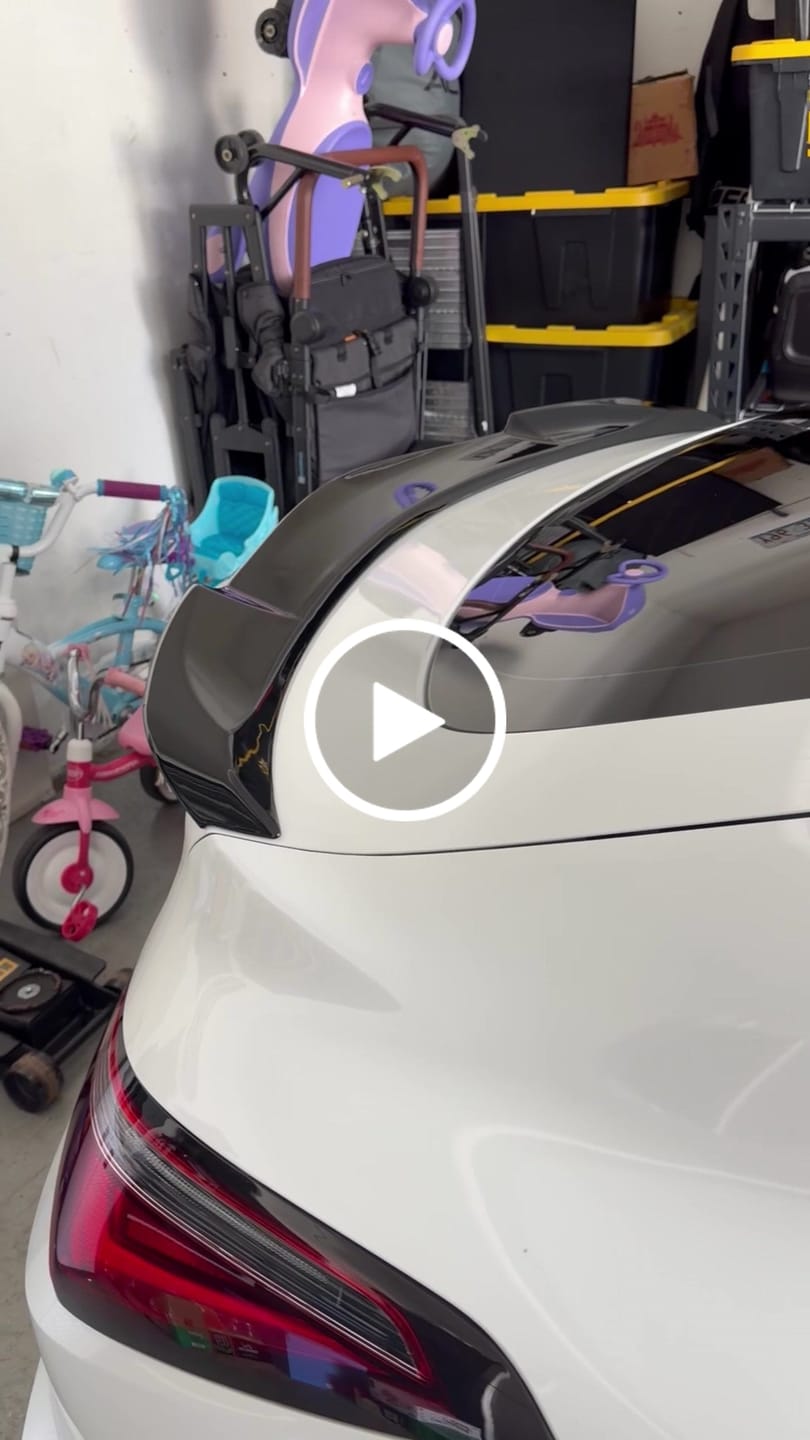 Customer video review of 2023-Up Acura Integra Extended Rear Spoiler