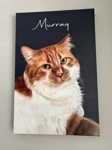 Customer photo review of Pet Art Canvas Wrap