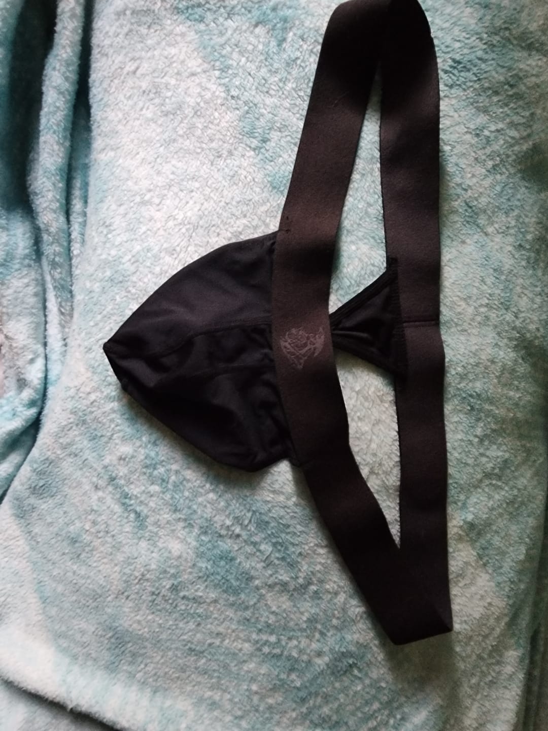 Customer photo review of Nylon 0in Mesh Thong No Fly 3pk Black