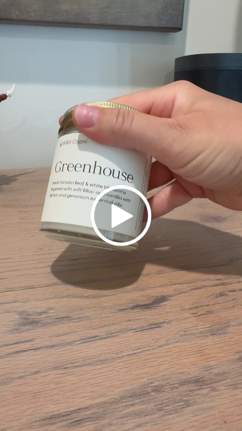 Customer video review of Greenhouse Candle