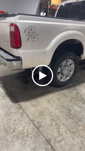 Customer photo review of Ford Powerstroke 6.7L 5" Downpipe-Back Race Exhaust (2011-2022)