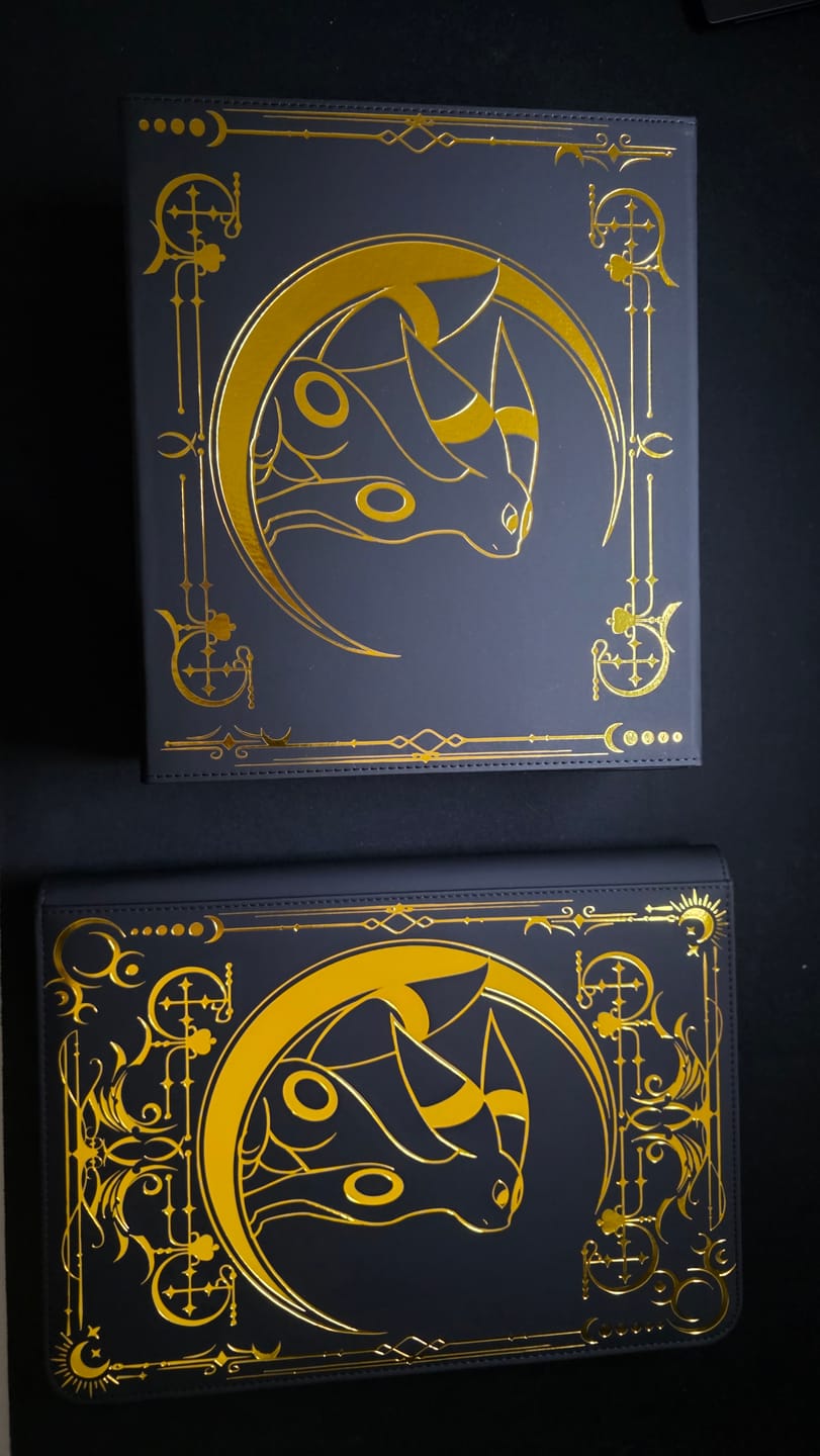 Customer photo review of Lunar Shadow 9-Pocket Trading Card Binder