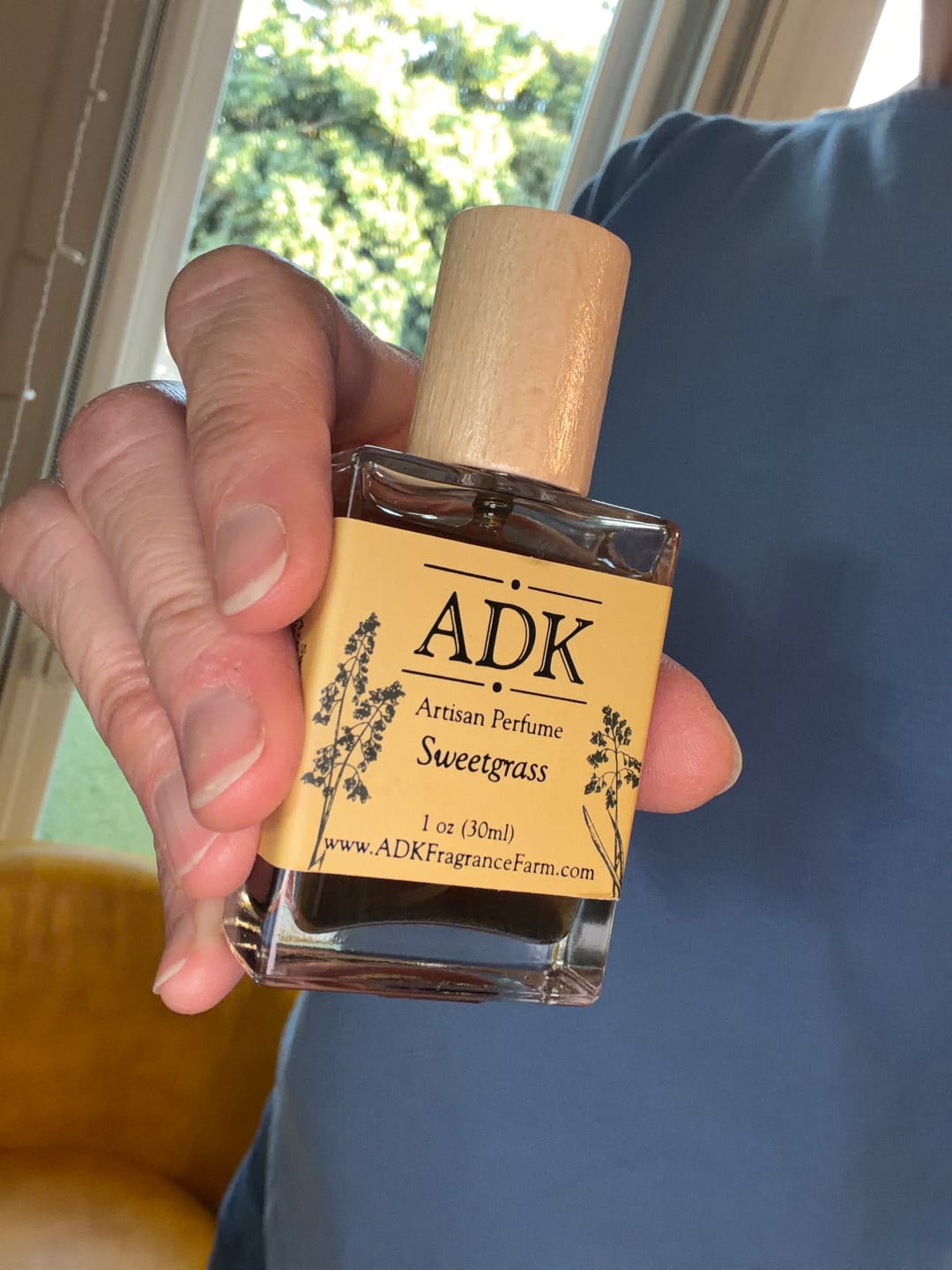 Customer photo review of Sweetgrass Artisan Perfume