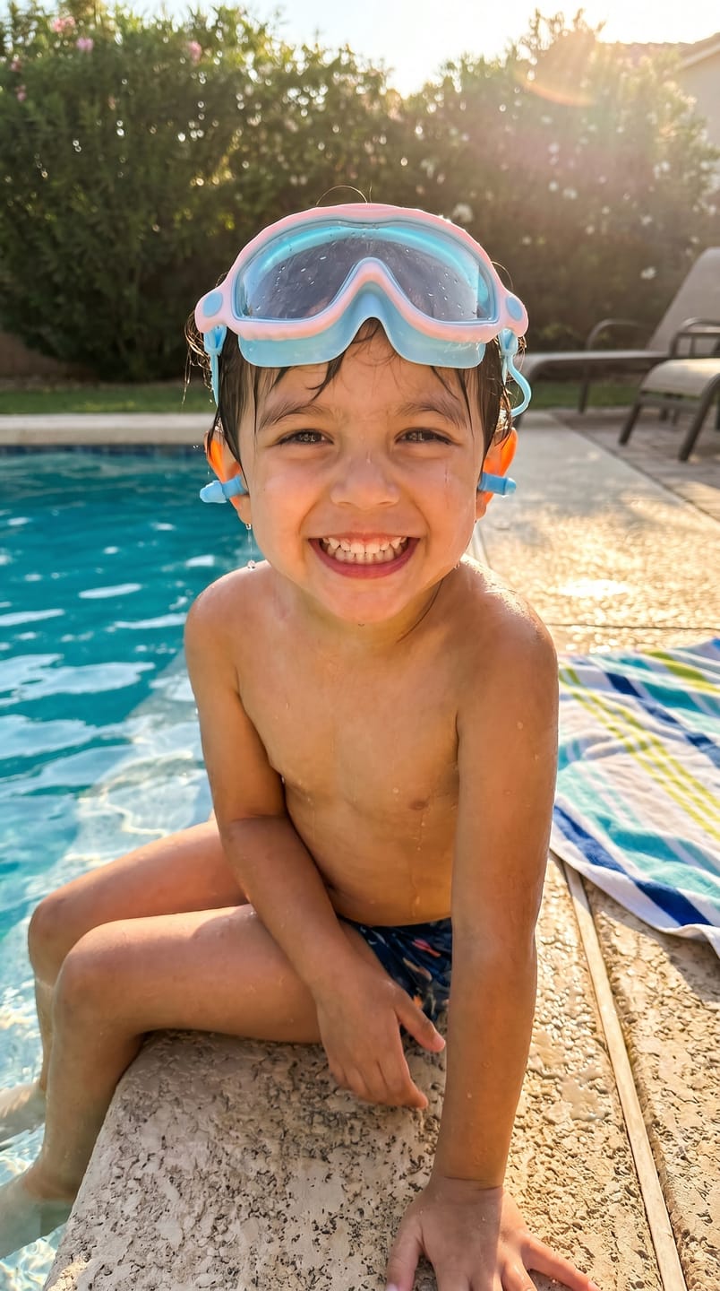 Customer photo review of Lunettes de piscine Gloovi™