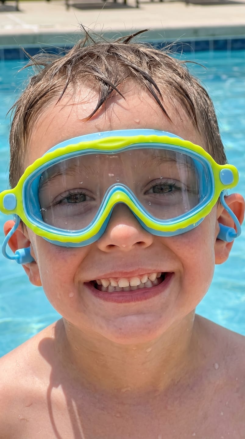 Customer photo review of Lunettes de piscine Gloovi™