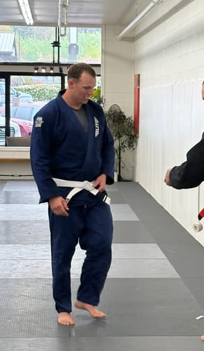 Customer photo review of Core Navy Brazilian Jiu Jitsu Mens BJJ Gi