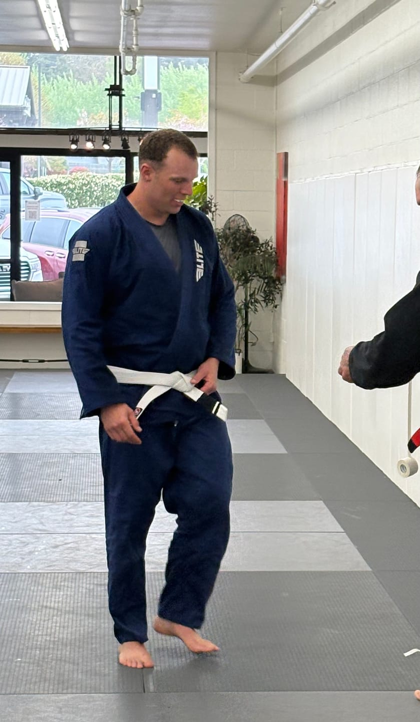 Customer photo review of Core Navy Brazilian Jiu Jitsu Mens BJJ Gi