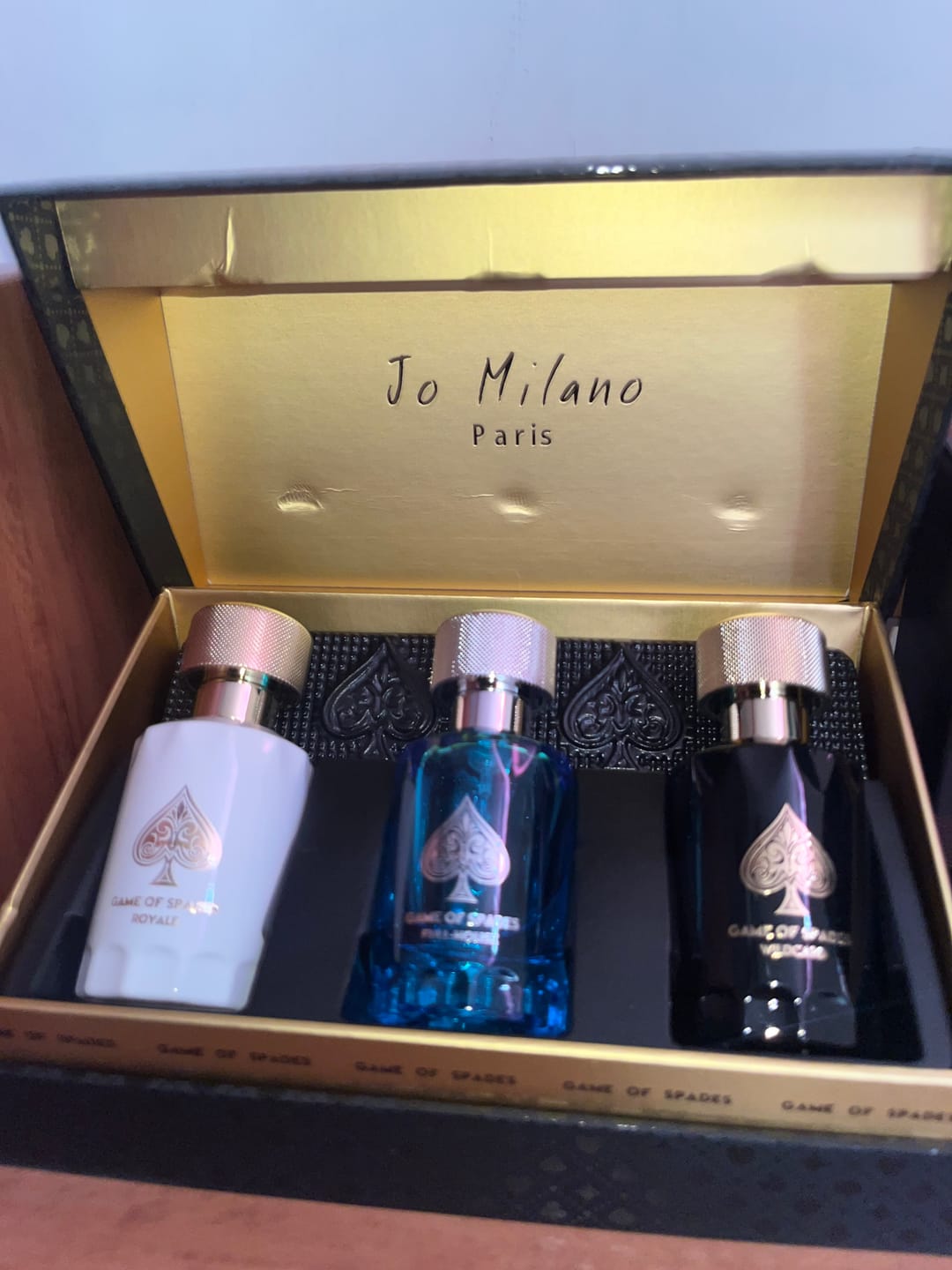 Customer photo review of Set 3Pzs Game Of Spades Collection 30ml