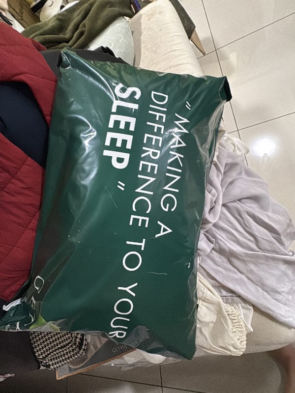 Customer photo review of Getha Travel Pillow - Small