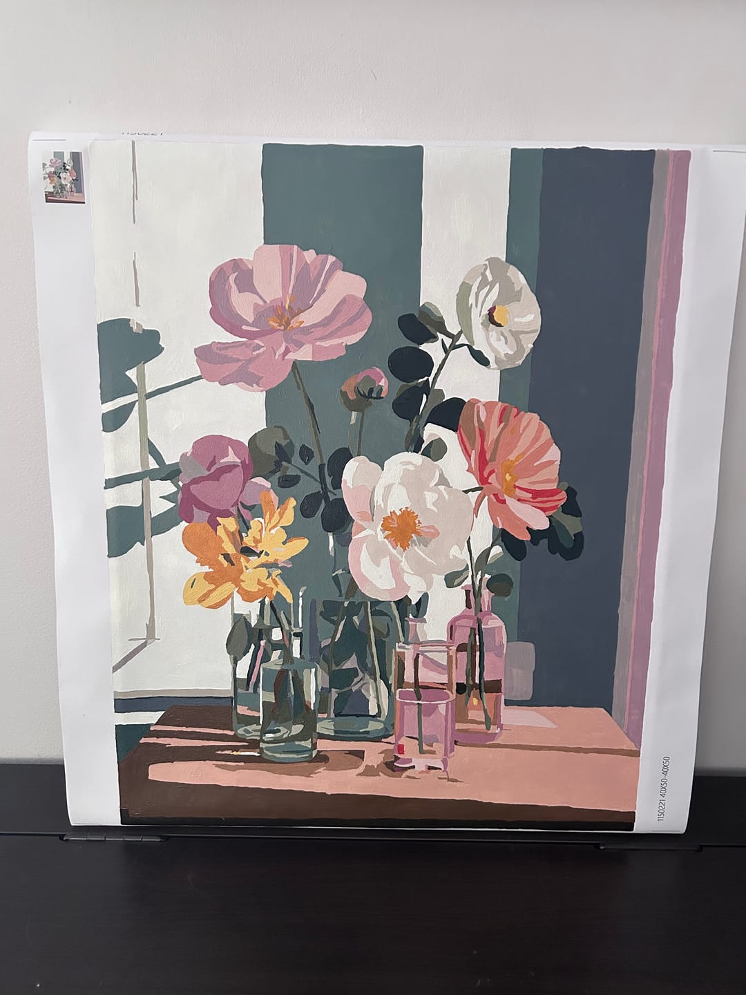 Customer photo review of Beauty in glass | Paint by Number