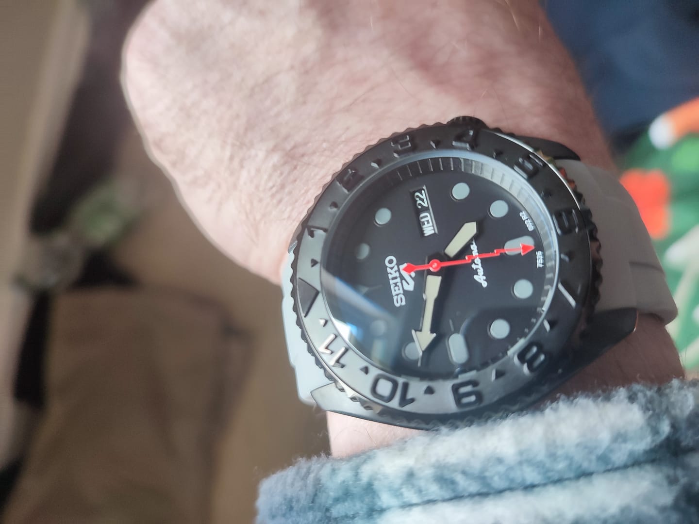 Customer photo review of SEIKO 5 |SKX SUB SPORT BLACKOUT| GREY V2