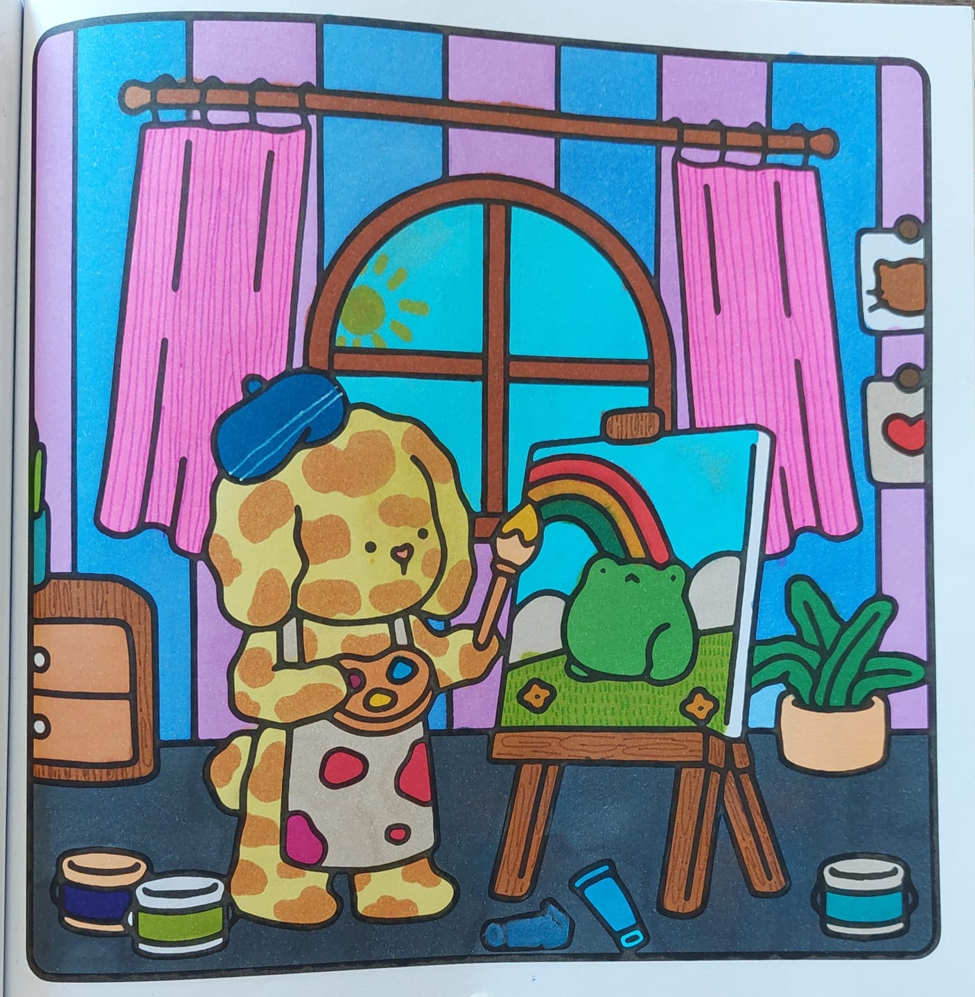 Customer photo review of Ohuhu Honolulu 48 Colors Dual Tips Alcohol Art Markers