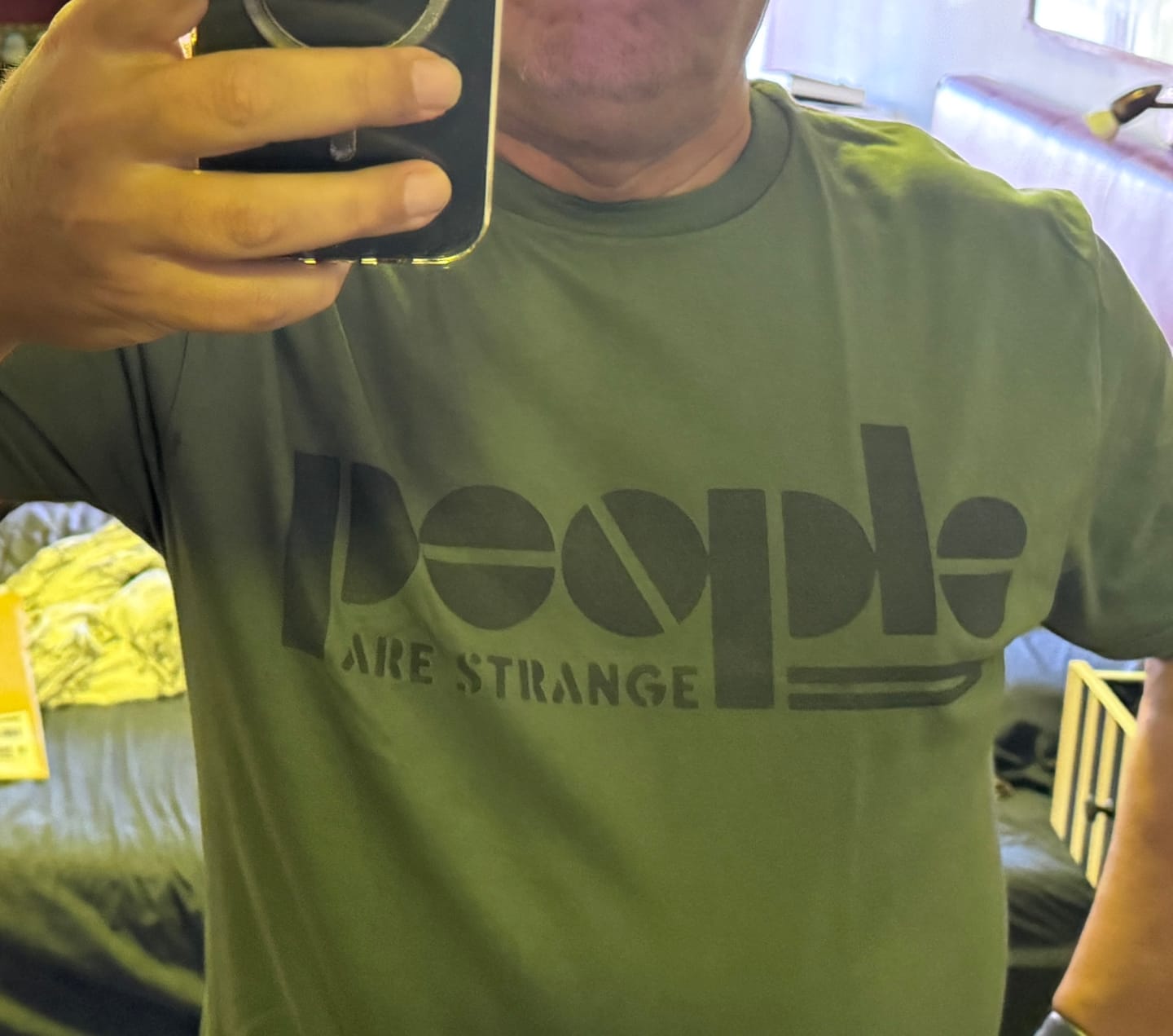 Customer photo review of People Are Strange Ii T Shirt