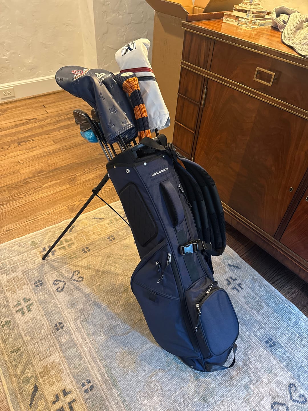 Customer photo review of Hudson Looper Golf Bag 2.0