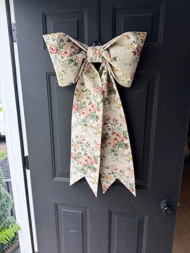 Customer photo review of Eloise Floral Large Bow