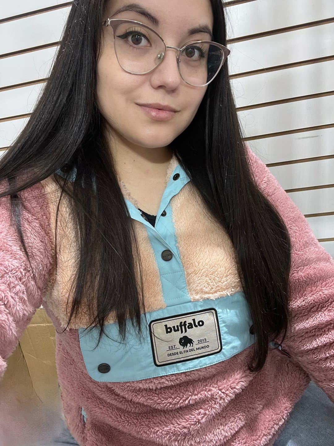 Customer photo review of Chaqueta Indigo Mujer