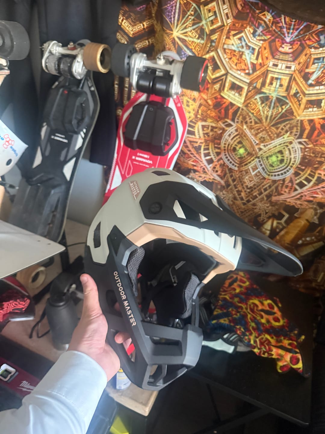Customer photo review of Meepo Voyager X + Free Cyclone 107s Rubber Wheels