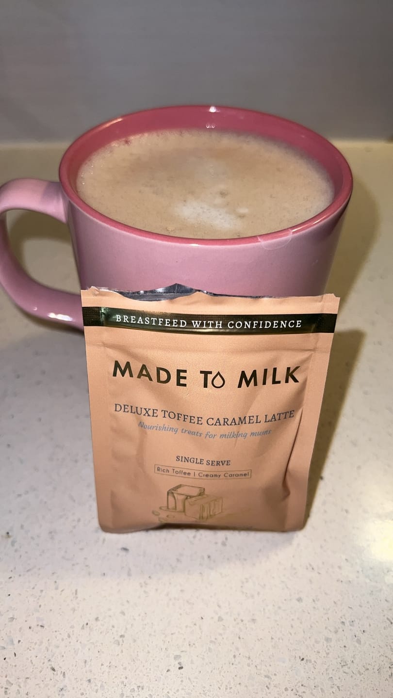 Customer photo review of Hot Drink Sample Pack - Hot Choc, Toffee Caramel Latte, White Hot Choc, Chai Latte