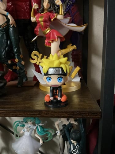 Customer photo review of 9cm Naruto Anime Figure Uzumaki Naruto Kakashi Uchiha Sasuke Itachi Cute Toys Q Figurals Action Figurine Model