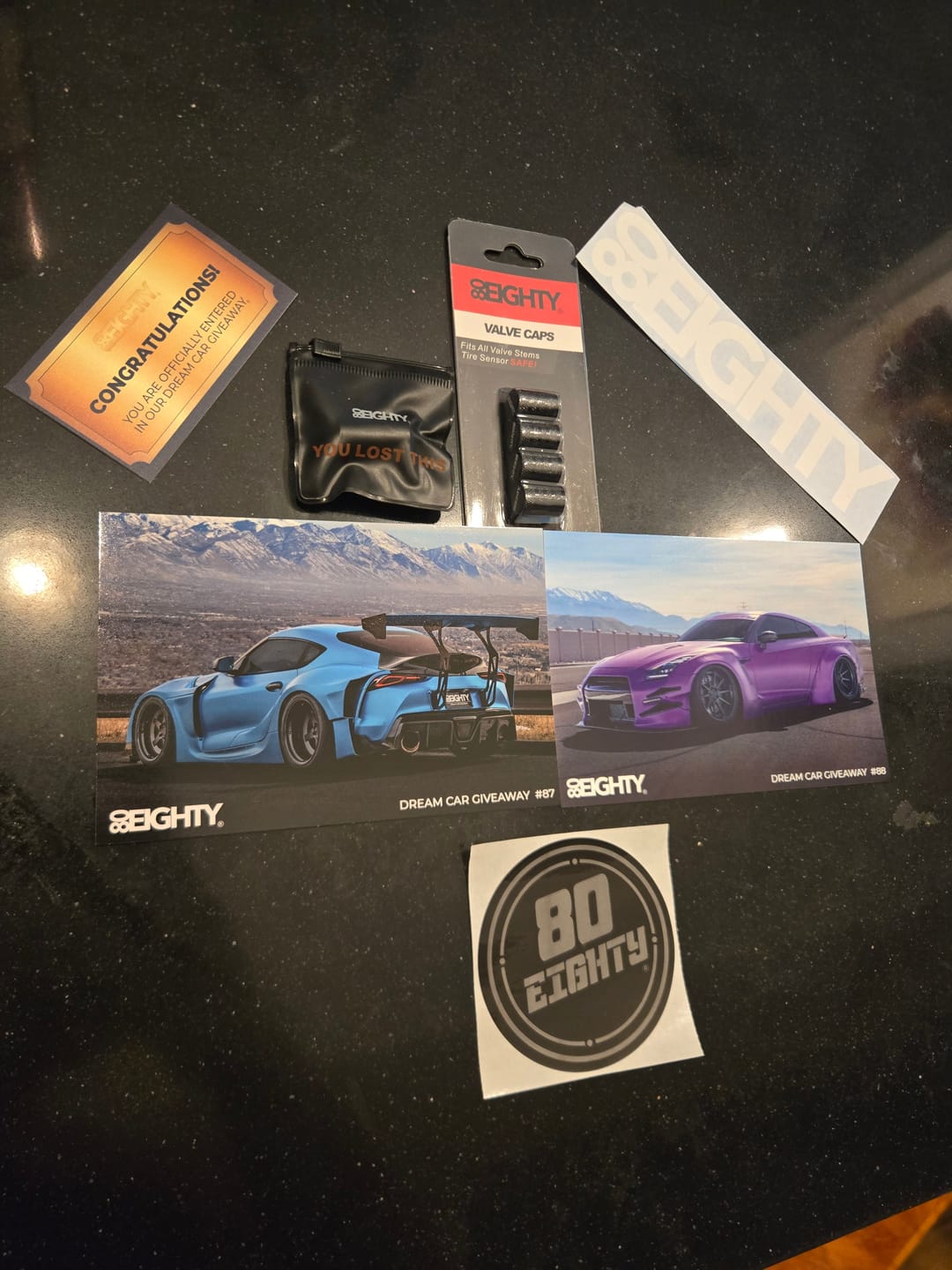 Customer photo review of 80Eighty® Valve Stem Caps