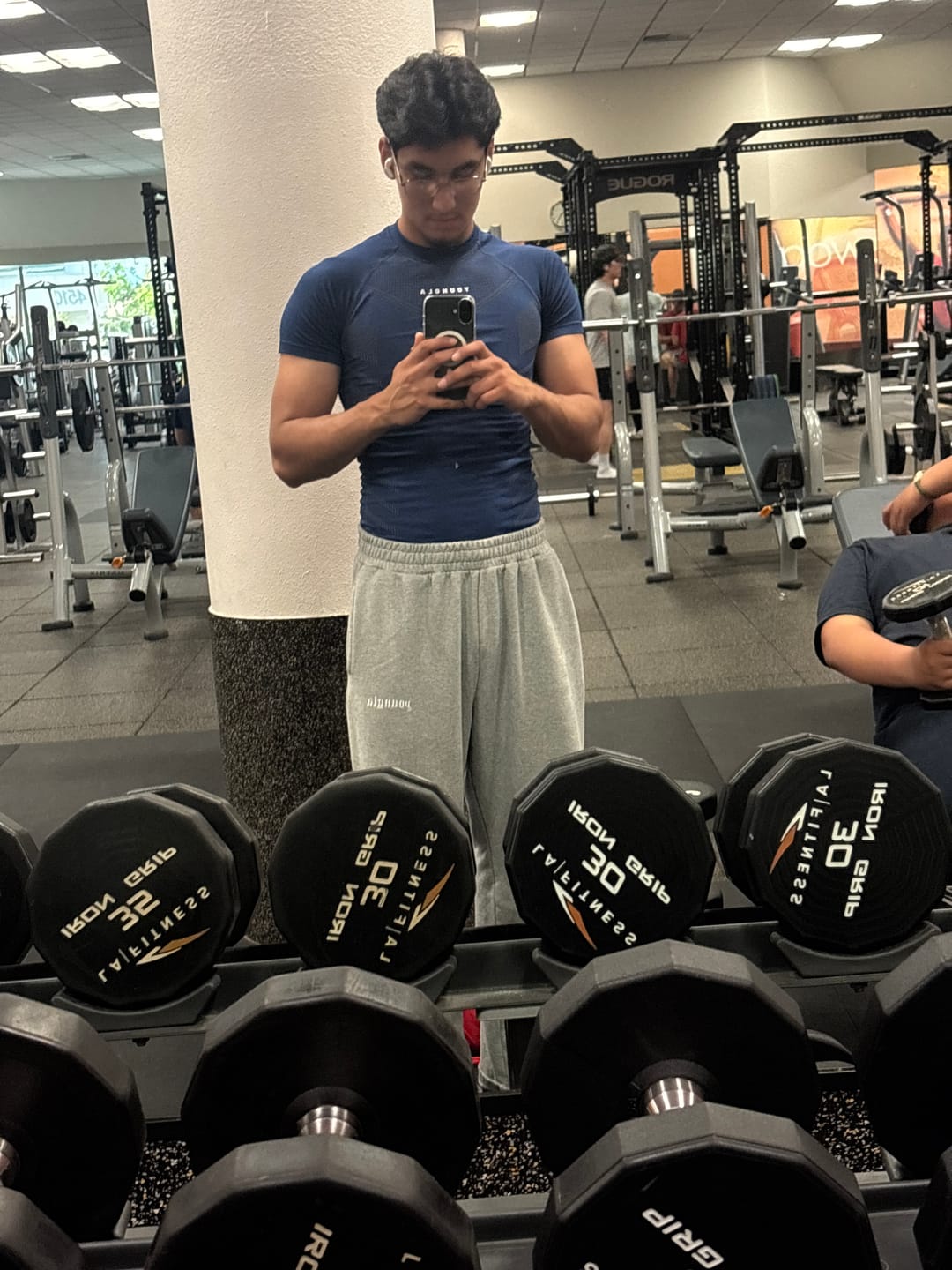 Customer photo review of 465 Superhero Compression Tees