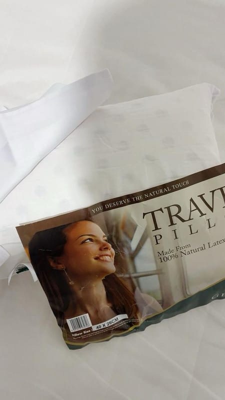 Customer photo review of Getha Travel Pillow - Small
