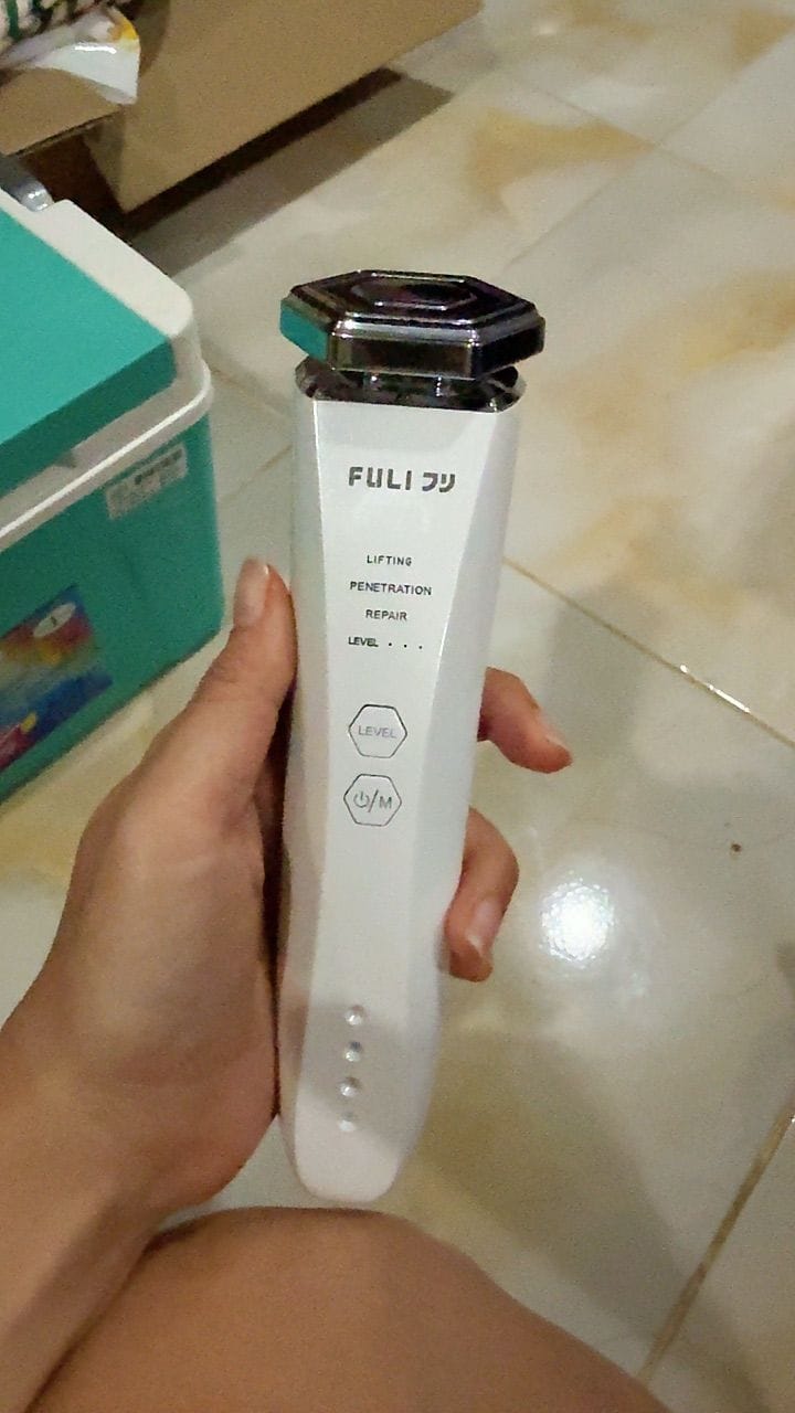 Customer photo review of Re-Aging เครื่องยกกระชับใบหน้า ด้วยคลื่นความถี่วิทยุสลายไขมัน Ultra RF/EMS | Re-Aging Ultra RF/EMS Skin Tightening Device
