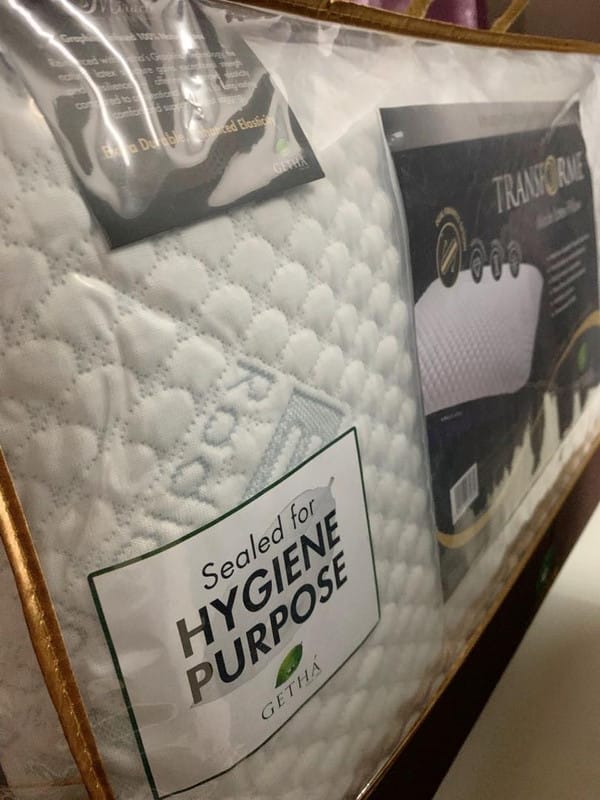 Customer photo review of (LIMITED UNIT) Getha Transforme Miracle Latex Pillow (NEW)