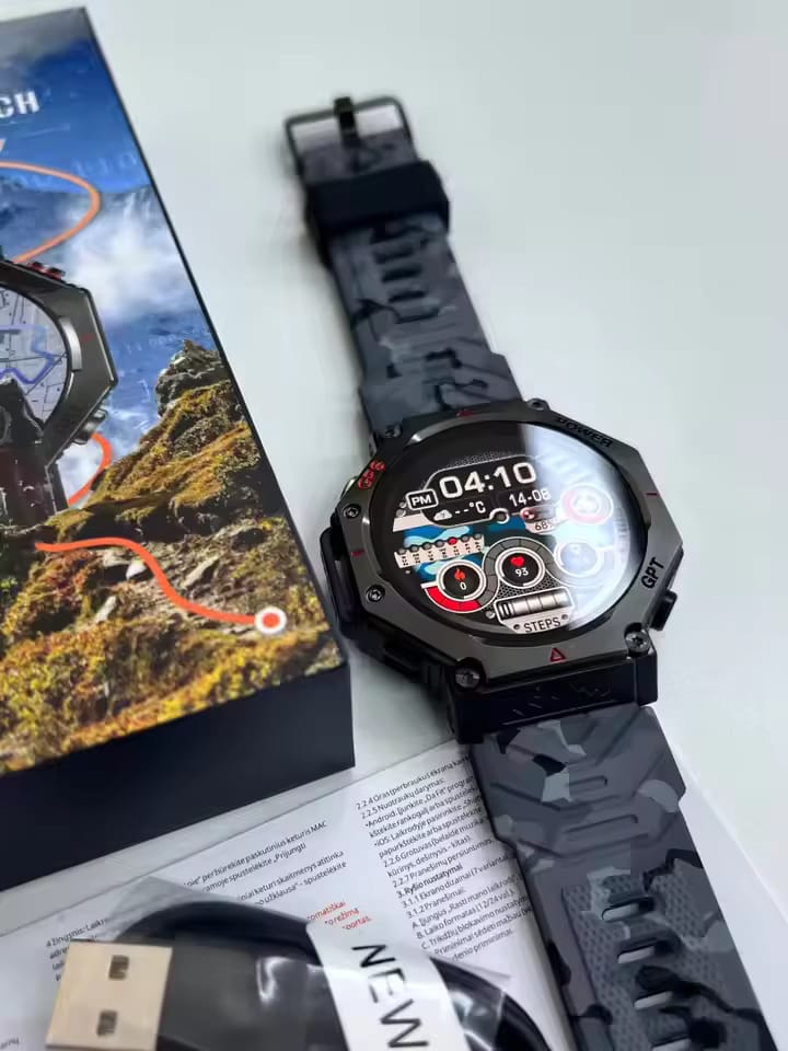 Customer photo review of Military GPS Smart Watch – AMOLED, 10ATM, HD Bluetooth Call