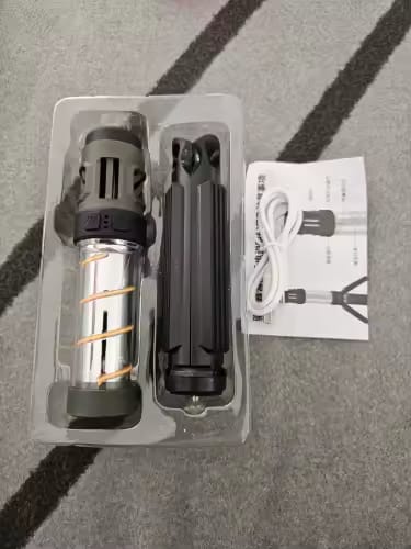 Customer photo review of 5-in-1 Camping Lamp – LED Flashlight & Mosquito Repellent Light