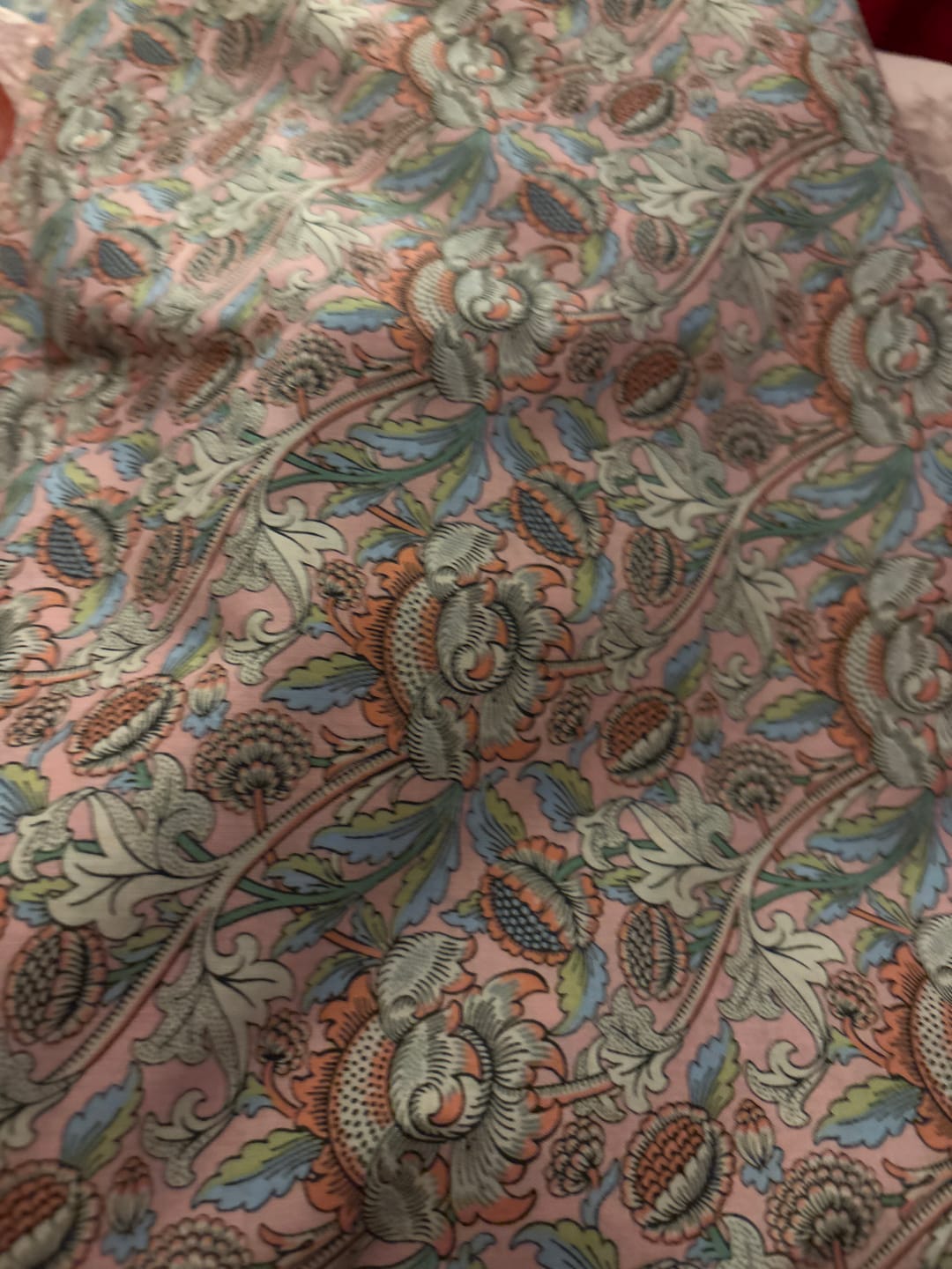Customer photo review of 50p A Metre: Print & Plain Fabric Bundle