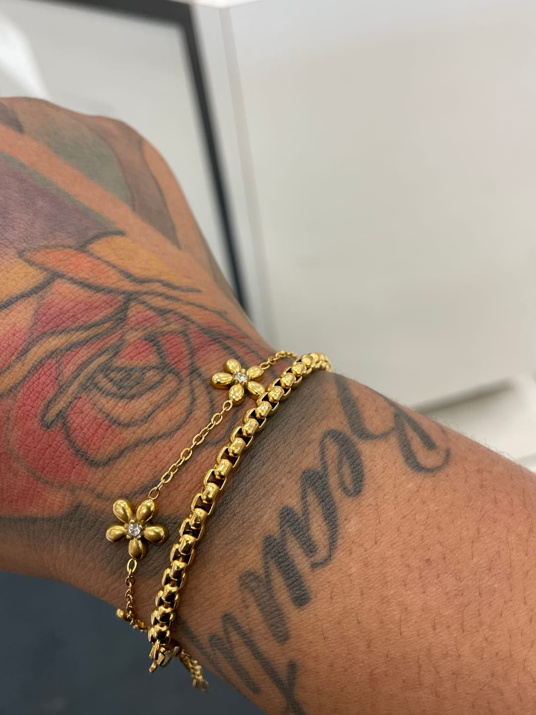 Customer photo review of Rope Link Bracelet Set