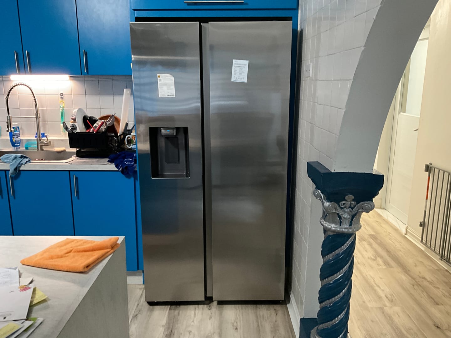 Customer photo review of SAMSUNG RS27T5200SR/AA 27.4 cu. ft. Side-by-Side Refrigerator in Stainless Steel