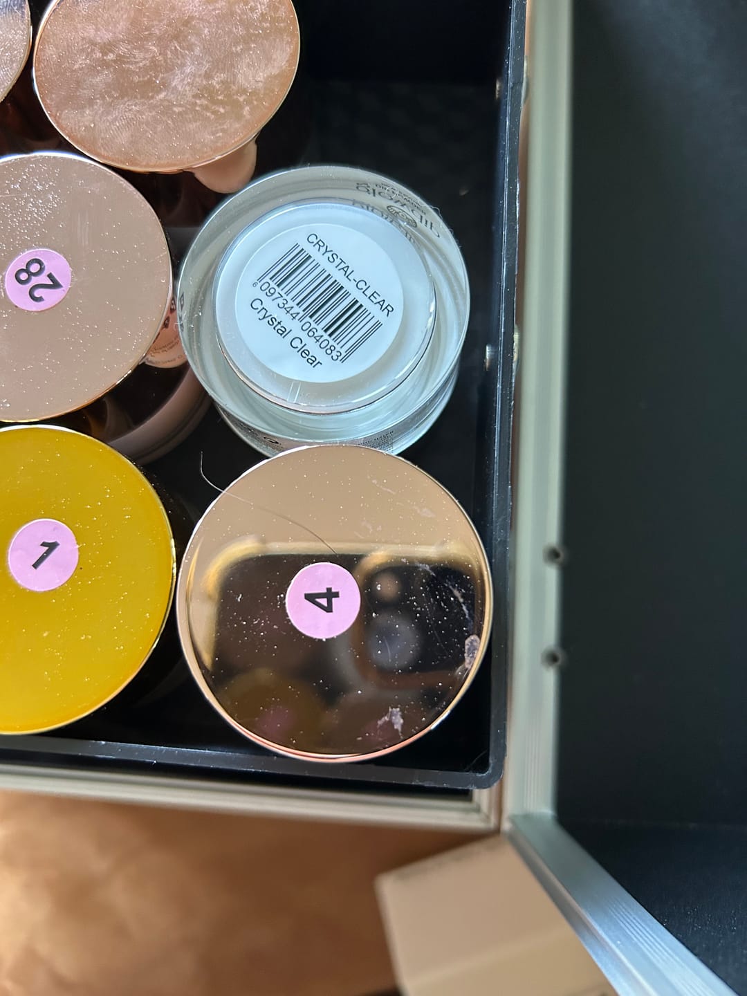 Customer photo review of Crystal Clear Dipping Powder