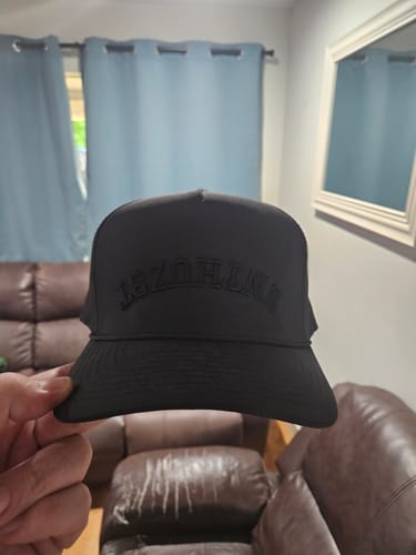 Customer photo review of BLACK OUT TRUCKER HAT