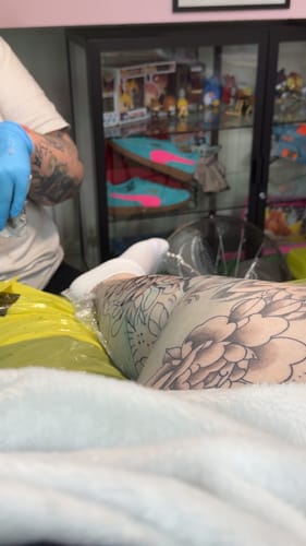 Customer photo review of TattooNumbx Numbing Cream