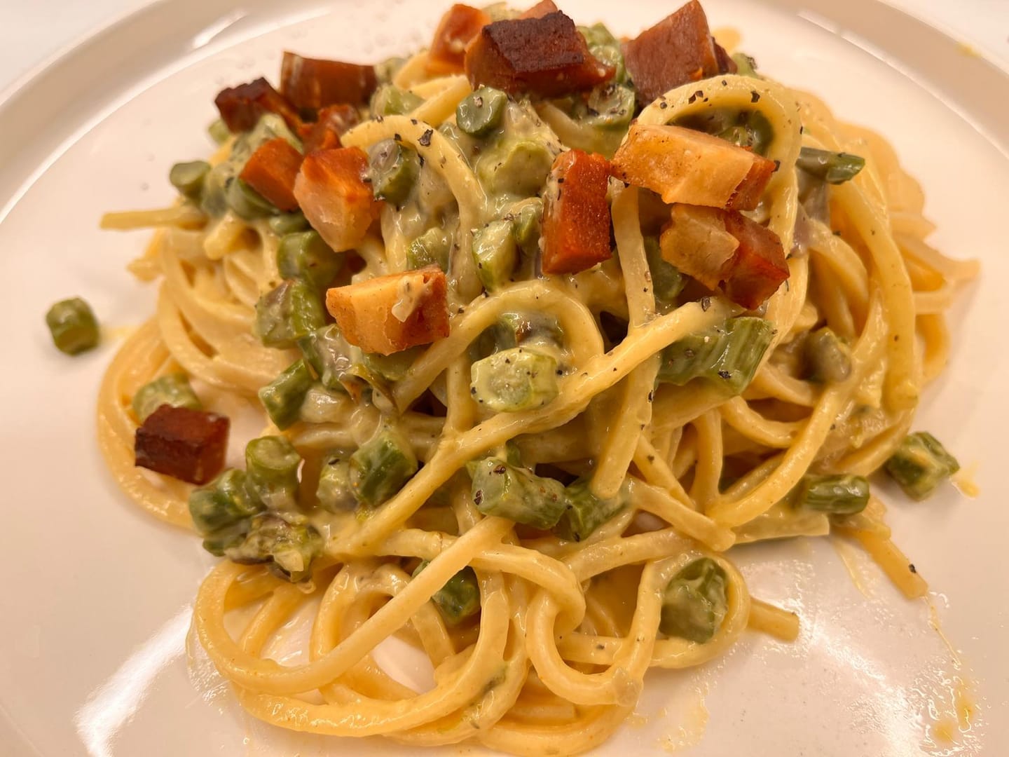 Customer photo review of Pancetta Affumicata vegetale Bio 250 g - Fermaggio®