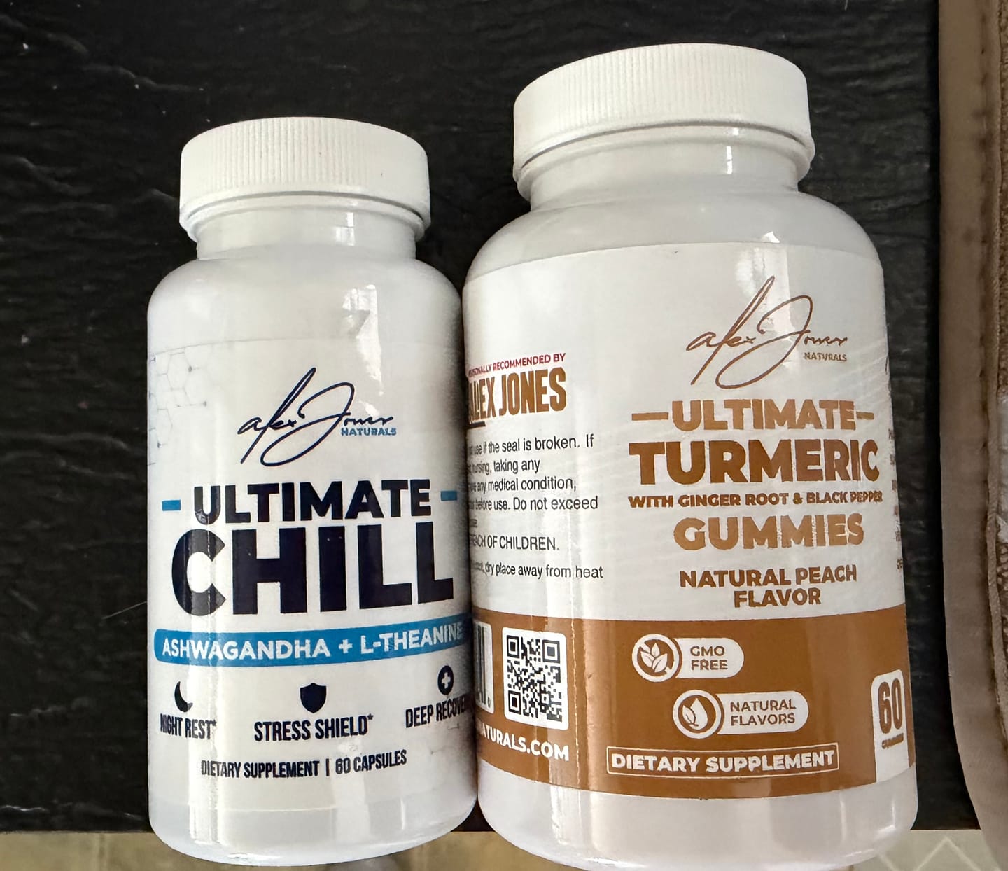 Customer photo review of Ultimate Turmeric Gummies With Ginger Root & Black Pepper (Peach Flavor) (60 Gummies) (60 Servings)