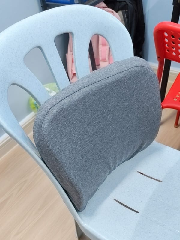 Customer photo review of Getha Guardian Lumbar Support Latex Cushion