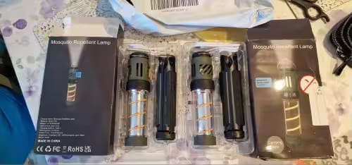 Customer photo review of 5-in-1 Campinglampe – LED-Taschenlampe & Mückenschutzlicht