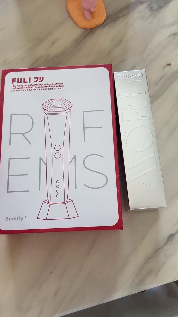 Customer photo review of Re-Aging เครื่องยกกระชับใบหน้า ด้วยคลื่นความถี่วิทยุสลายไขมัน Ultra RF/EMS | Re-Aging Ultra RF/EMS Skin Tightening Device